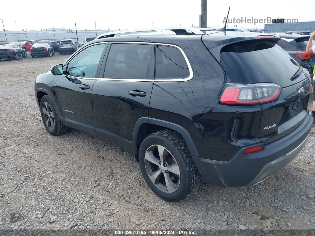 2019 Jeep Cherokee Limited 4x4 Black vin: 1C4PJMDX0KD244723