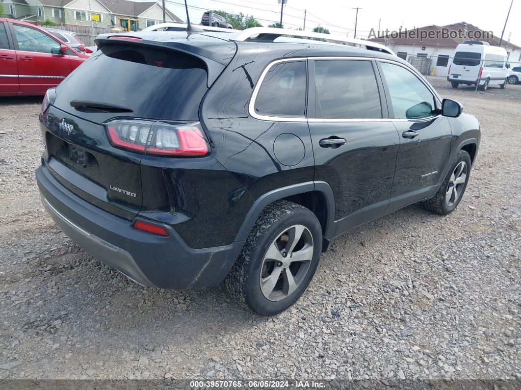 2019 Jeep Cherokee Limited 4x4 Black vin: 1C4PJMDX0KD244723