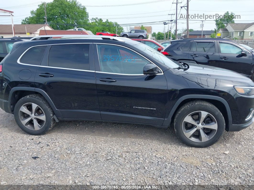 2019 Jeep Cherokee Limited 4x4 Black vin: 1C4PJMDX0KD244723