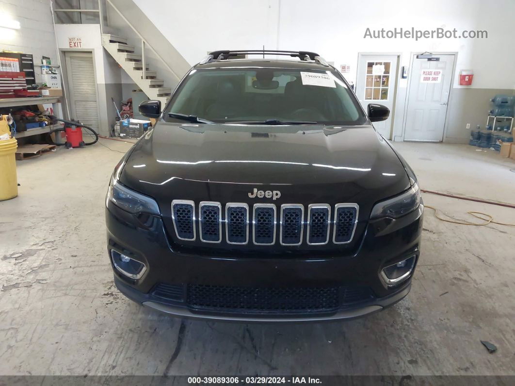 2019 Jeep Cherokee Limited 4x4 Black vin: 1C4PJMDX0KD299785