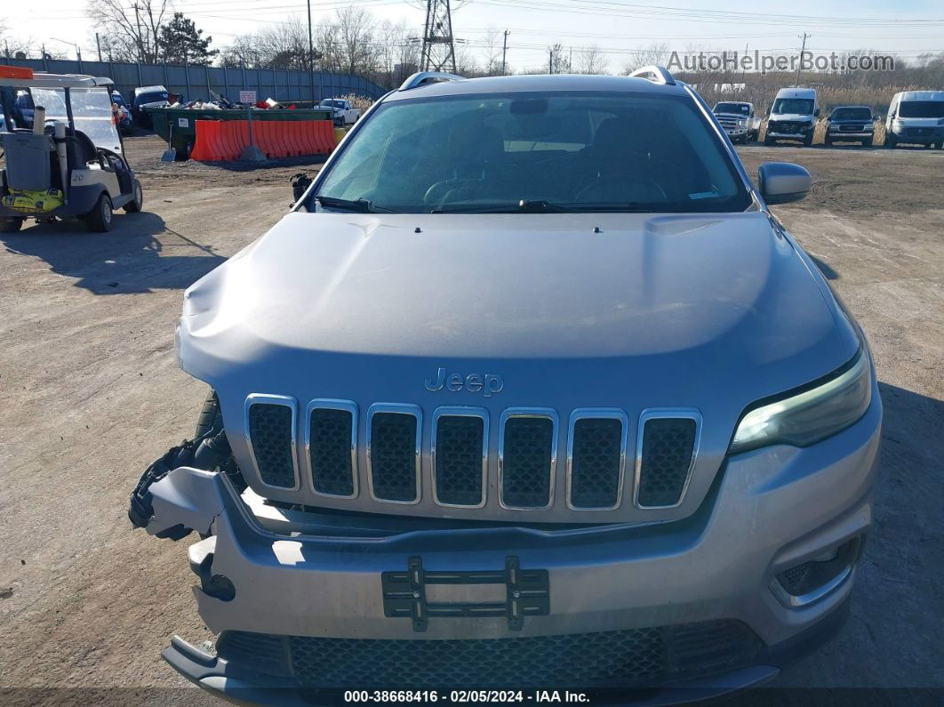 2019 Jeep Cherokee Limited 4x4 Silver vin: 1C4PJMDX0KD315872