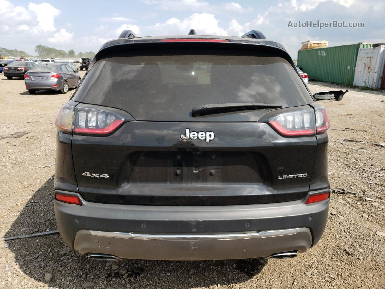 2019 Jeep Cherokee Limited Black vin: 1C4PJMDX0KD375943