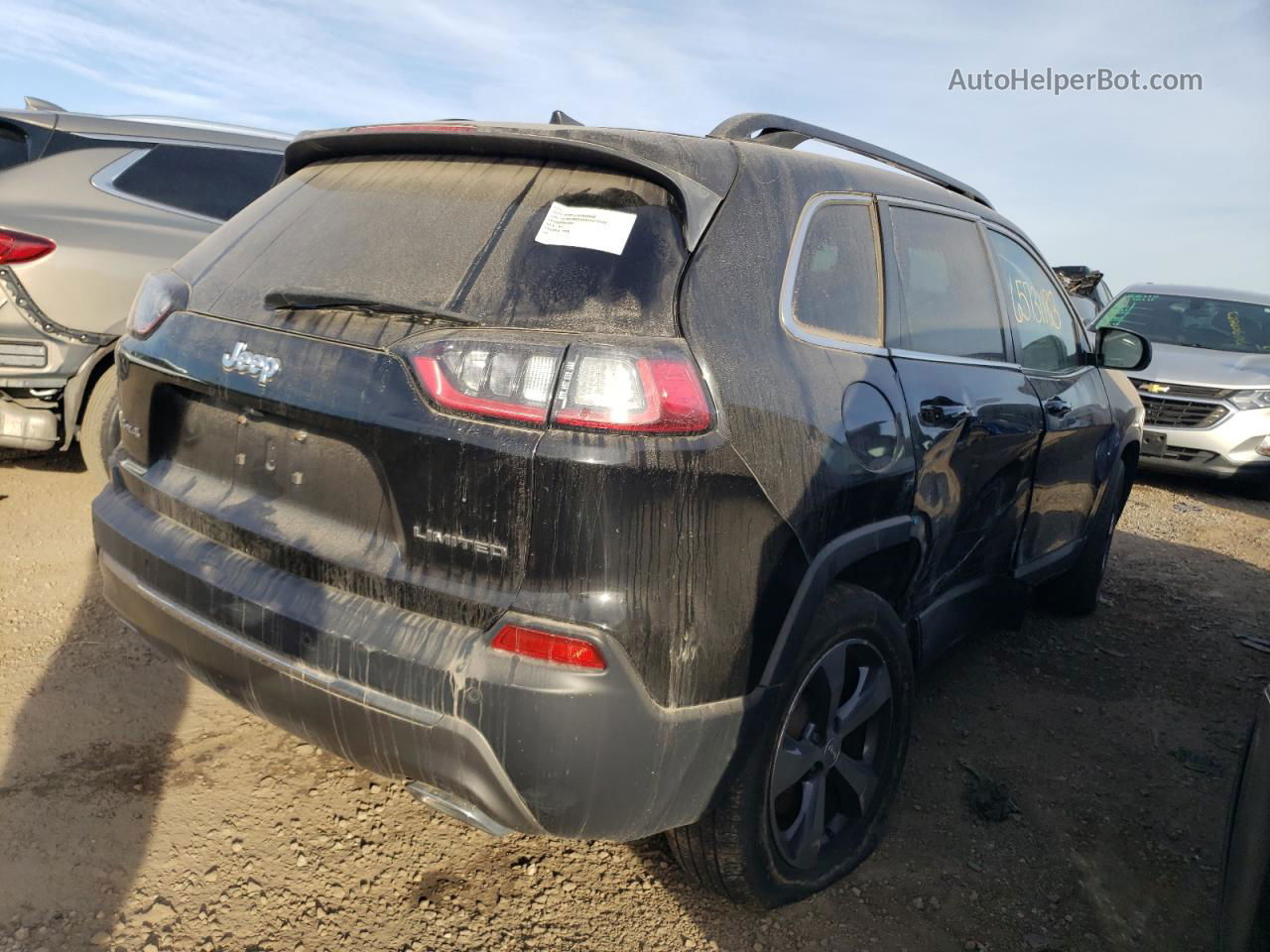 2019 Jeep Cherokee Limited Черный vin: 1C4PJMDX0KD375943