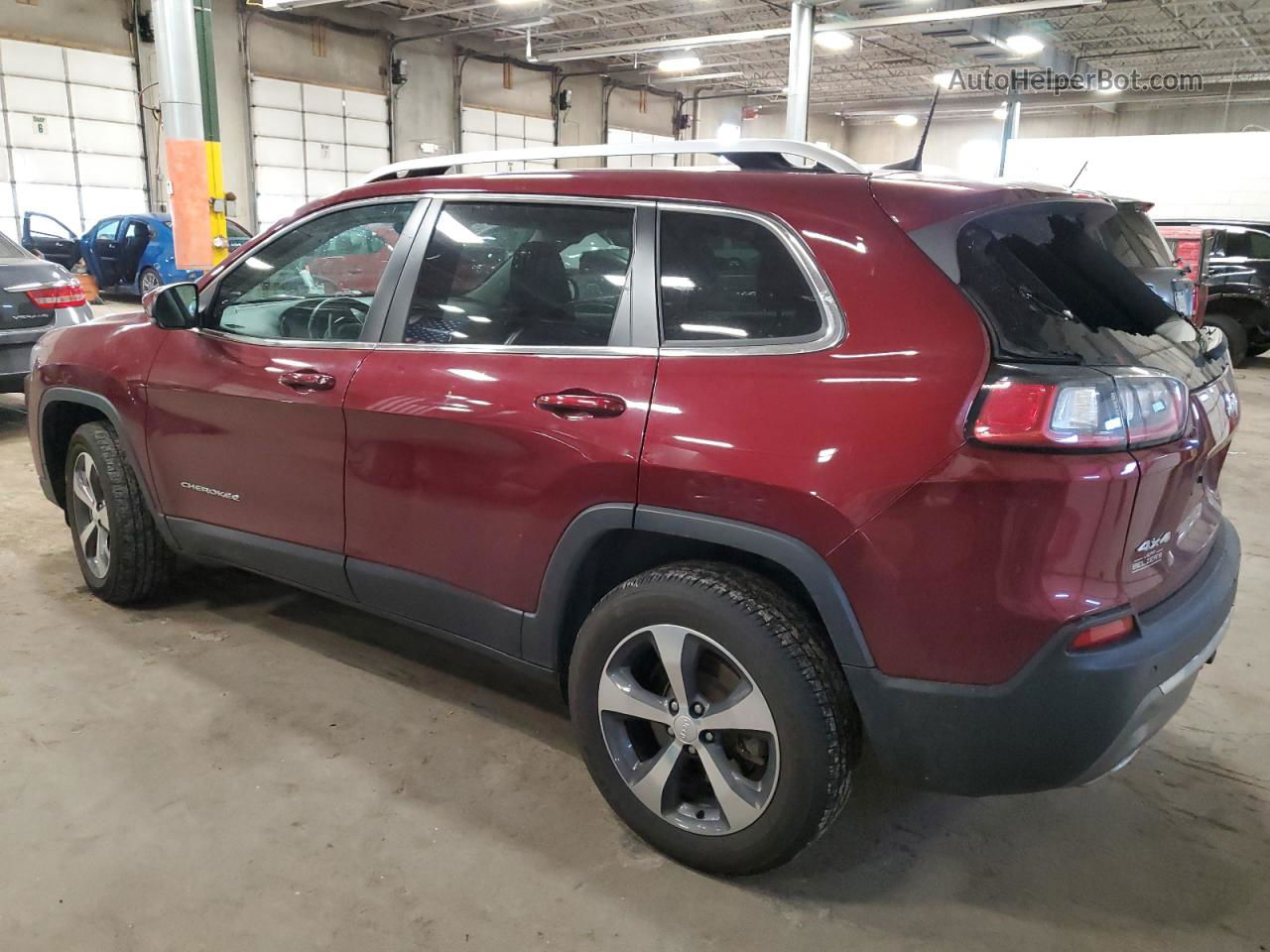 2019 Jeep Cherokee Limited Red vin: 1C4PJMDX0KD409458