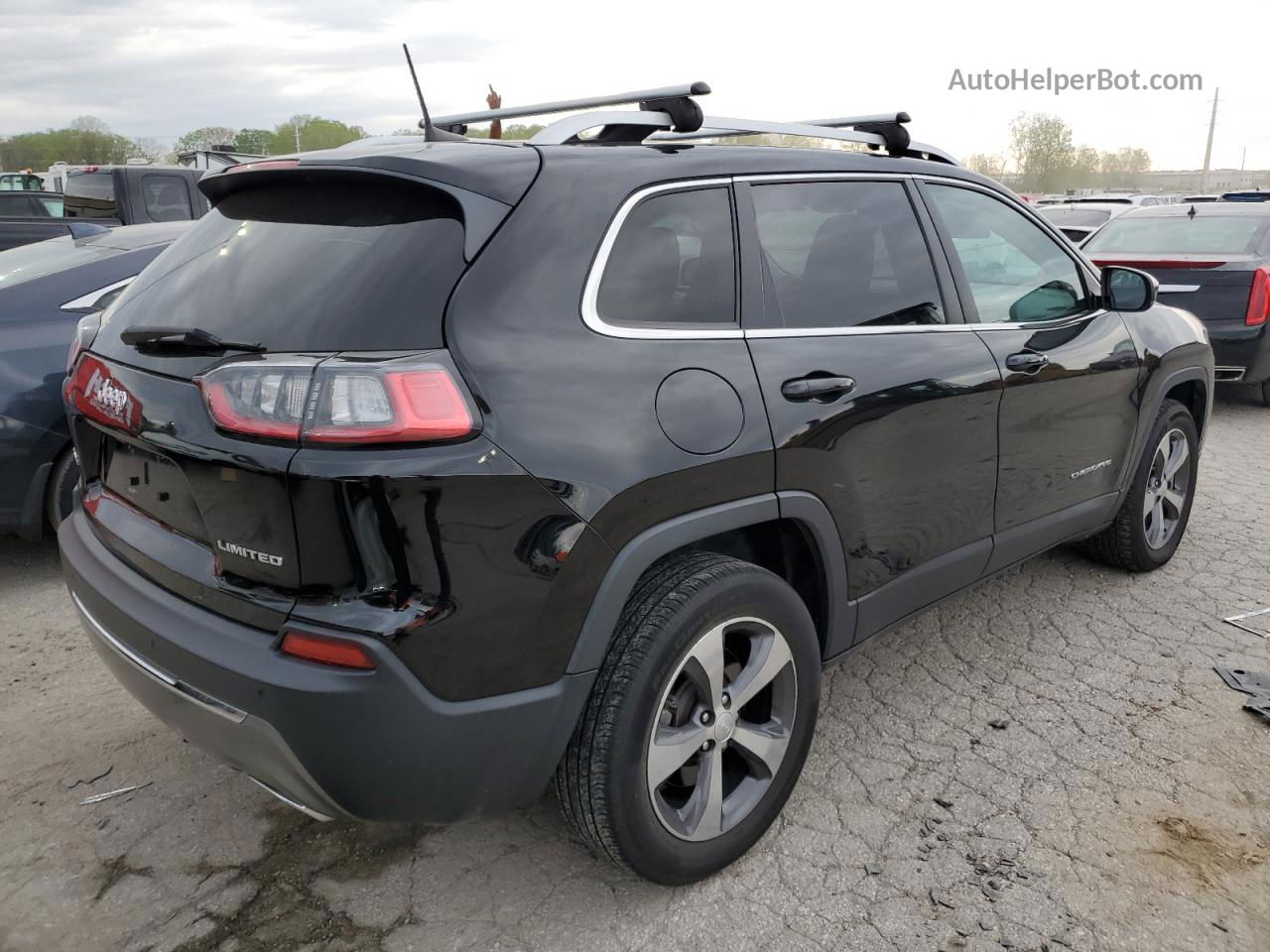 2019 Jeep Cherokee Limited Black vin: 1C4PJMDX0KD420931