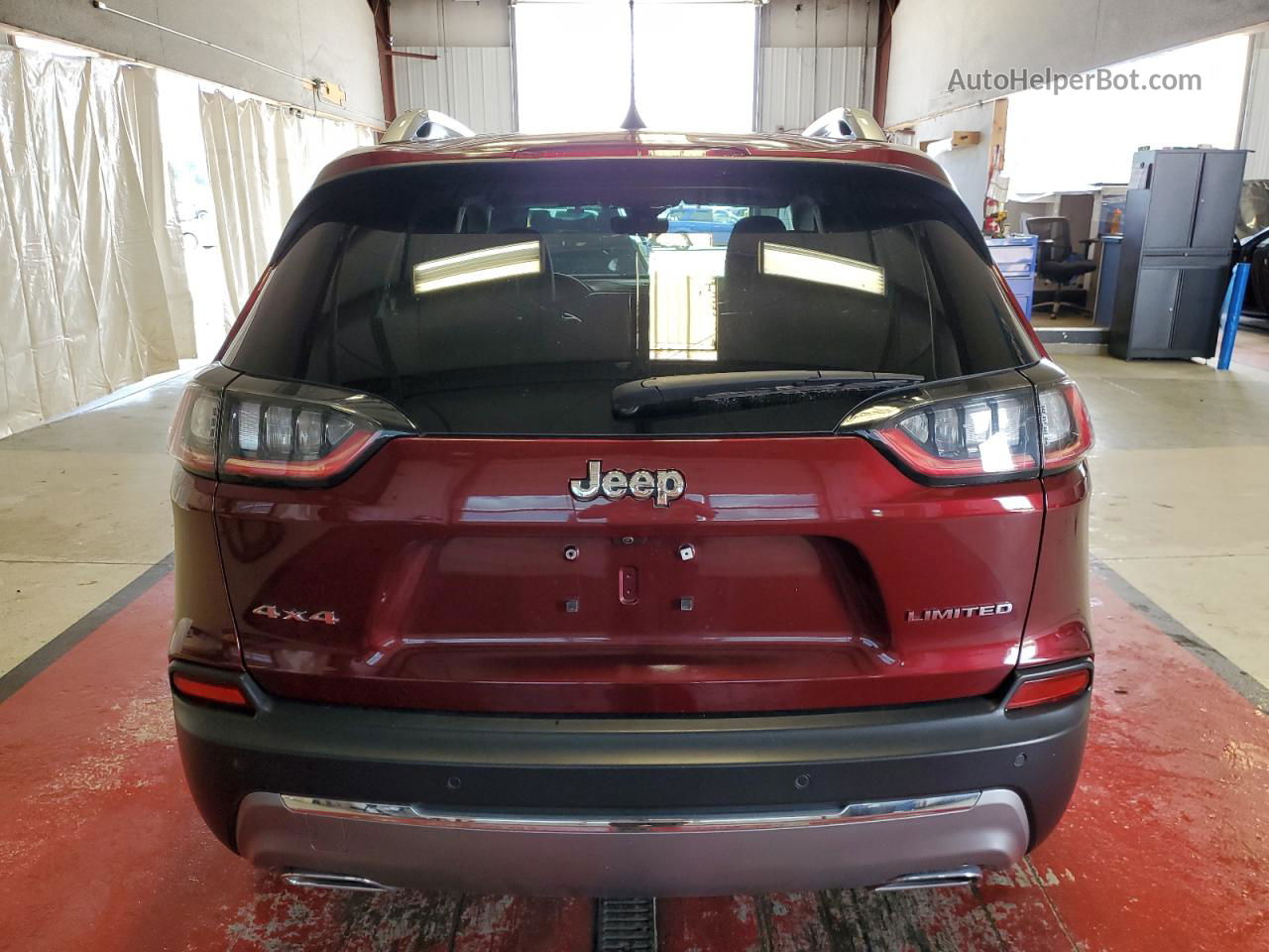 2021 Jeep Cherokee Limited Burgundy vin: 1C4PJMDX0MD132541