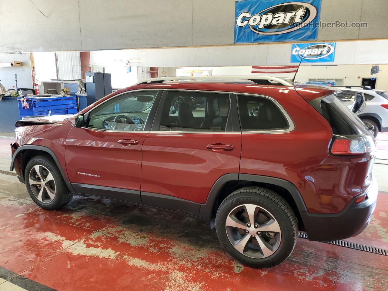 2021 Jeep Cherokee Limited Burgundy vin: 1C4PJMDX0MD132541