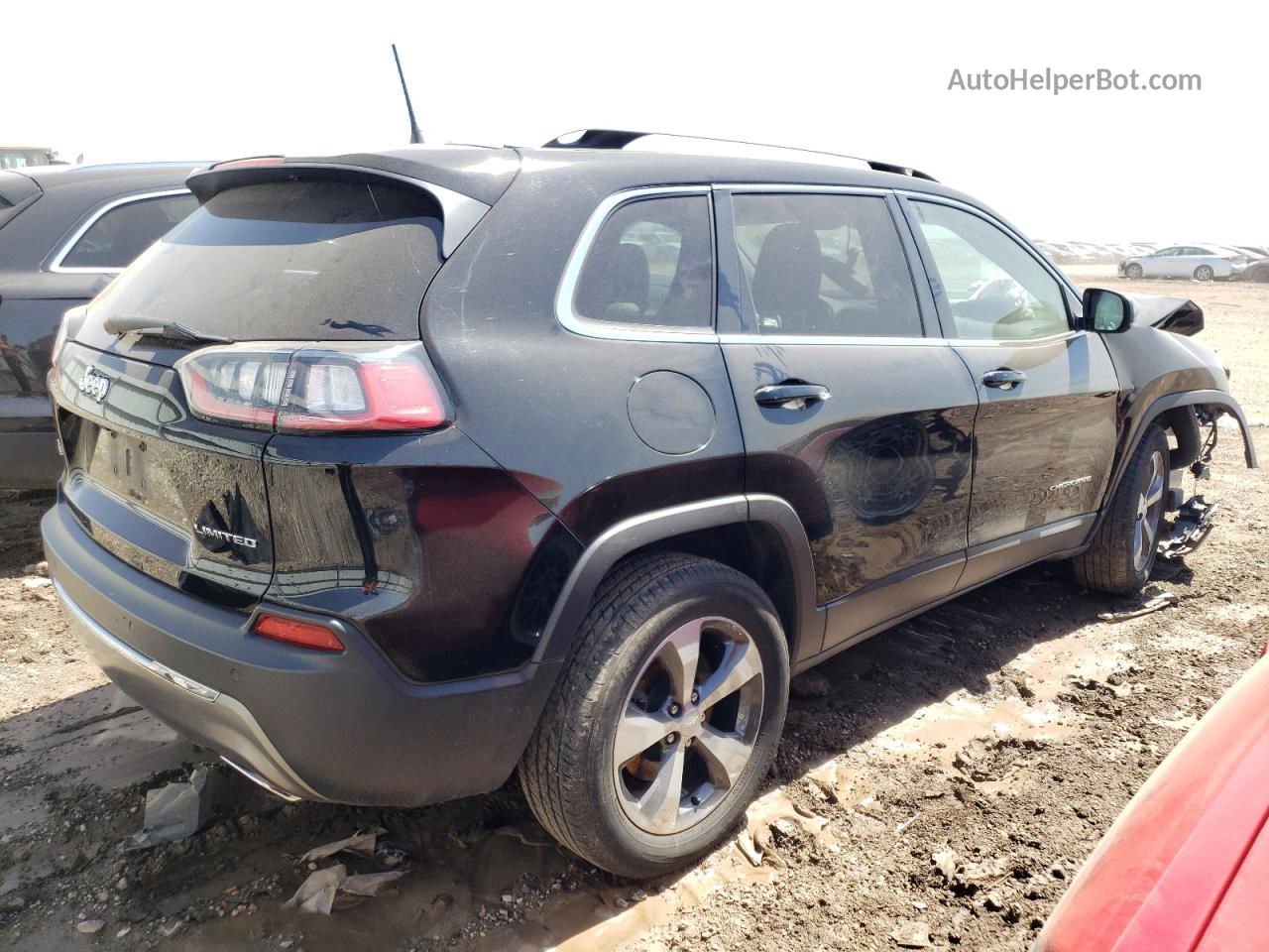 2019 Jeep Cherokee Limited Black vin: 1C4PJMDX1KD124445