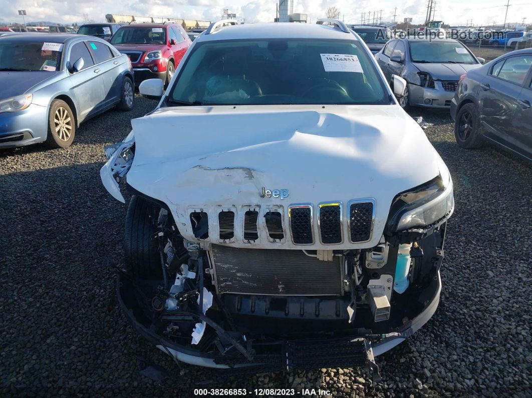 2019 Jeep Cherokee Limited 4x4 White vin: 1C4PJMDX1KD408108