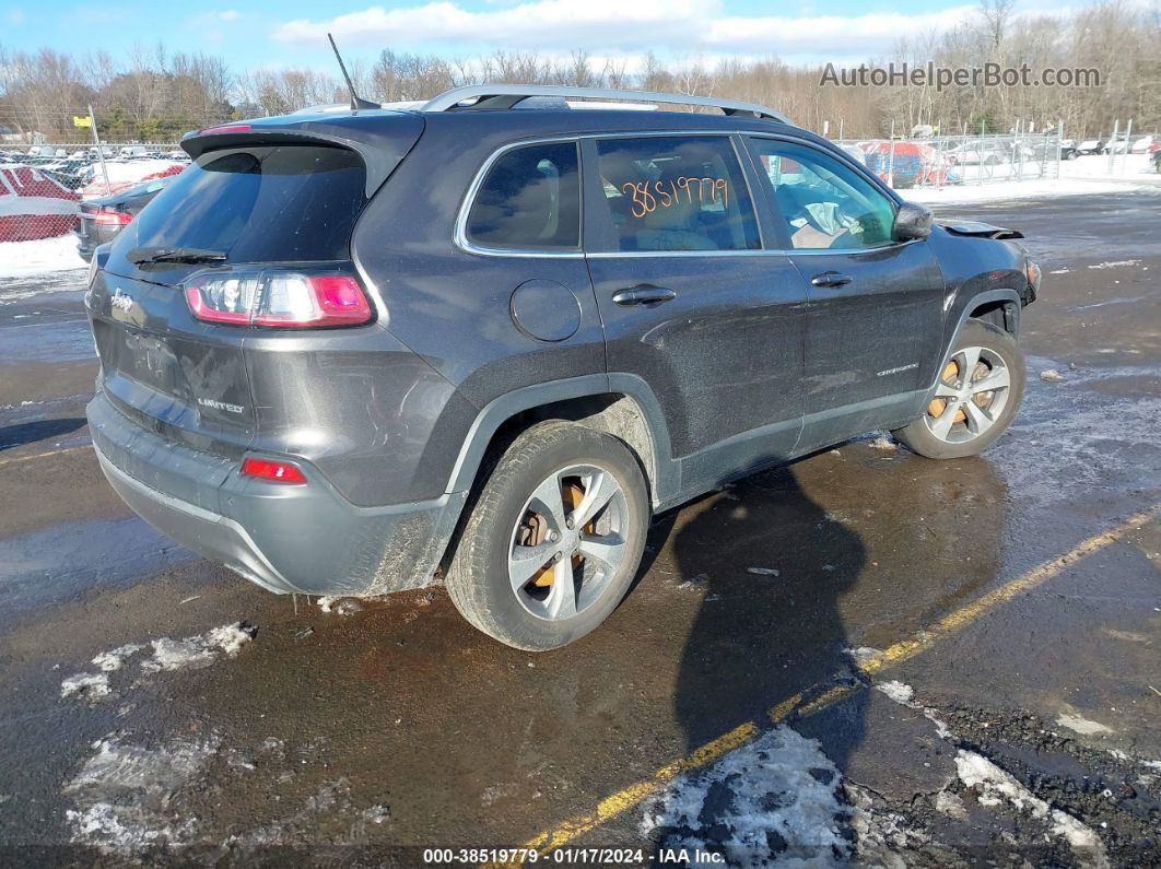 2019 Jeep Cherokee Limited 4x4 Gray vin: 1C4PJMDX1KD413695