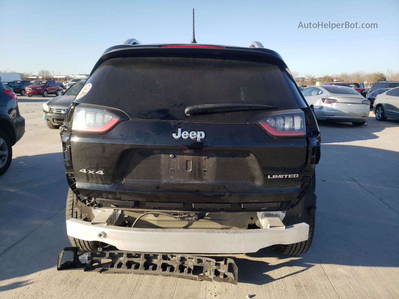 2019 Jeep Cherokee Limited Black vin: 1C4PJMDX1KD438158