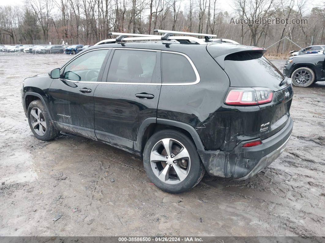 2019 Jeep Cherokee Limited Black vin: 1C4PJMDX1KD449547