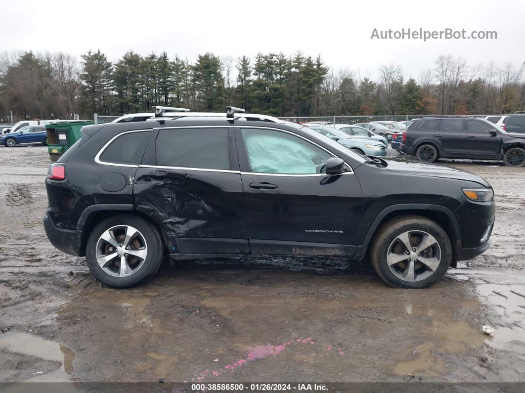 2019 Jeep Cherokee Limited Black vin: 1C4PJMDX1KD449547