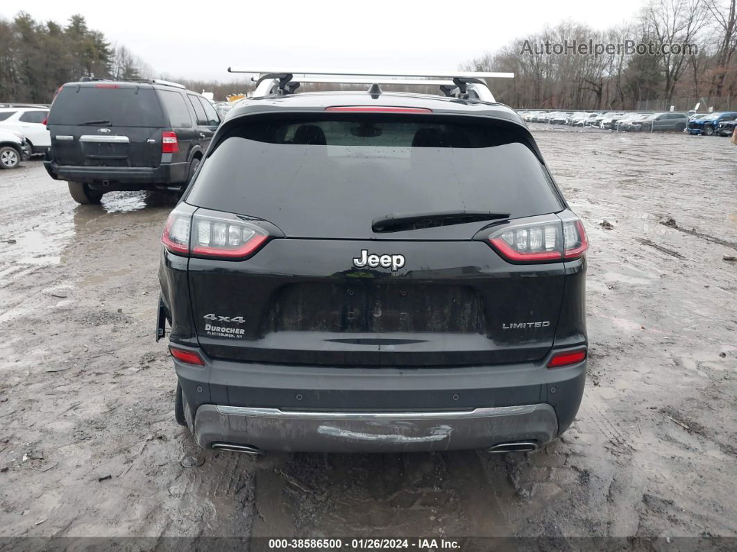 2019 Jeep Cherokee Limited Black vin: 1C4PJMDX1KD449547