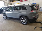 2019 Jeep Cherokee Limited Gray vin: 1C4PJMDX1KD464923