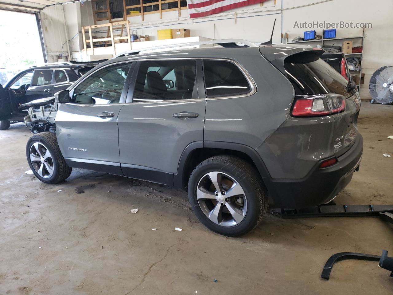 2019 Jeep Cherokee Limited Gray vin: 1C4PJMDX1KD464923