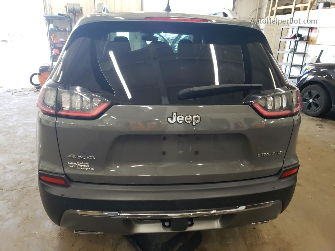 2019 Jeep Cherokee Limited Gray vin: 1C4PJMDX1KD464923