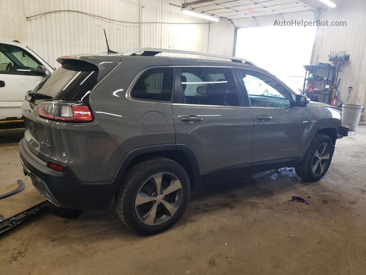 2019 Jeep Cherokee Limited Gray vin: 1C4PJMDX1KD464923