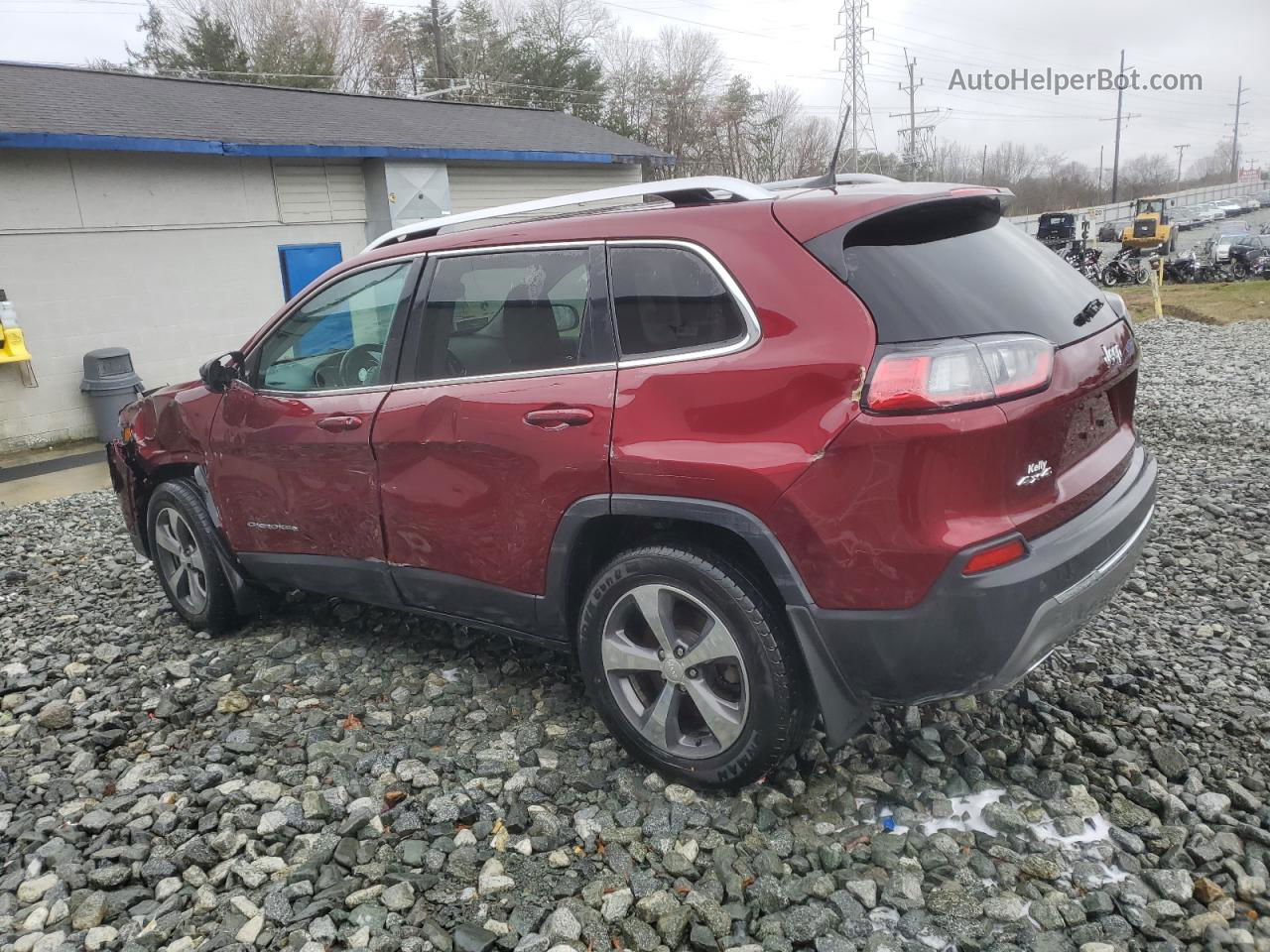 2019 Jeep Cherokee Limited Бордовый vin: 1C4PJMDX1KD471922