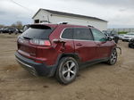 2019 Jeep Cherokee Limited Burgundy vin: 1C4PJMDX1KD491622