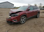 2019 Jeep Cherokee Limited Burgundy vin: 1C4PJMDX1KD491622