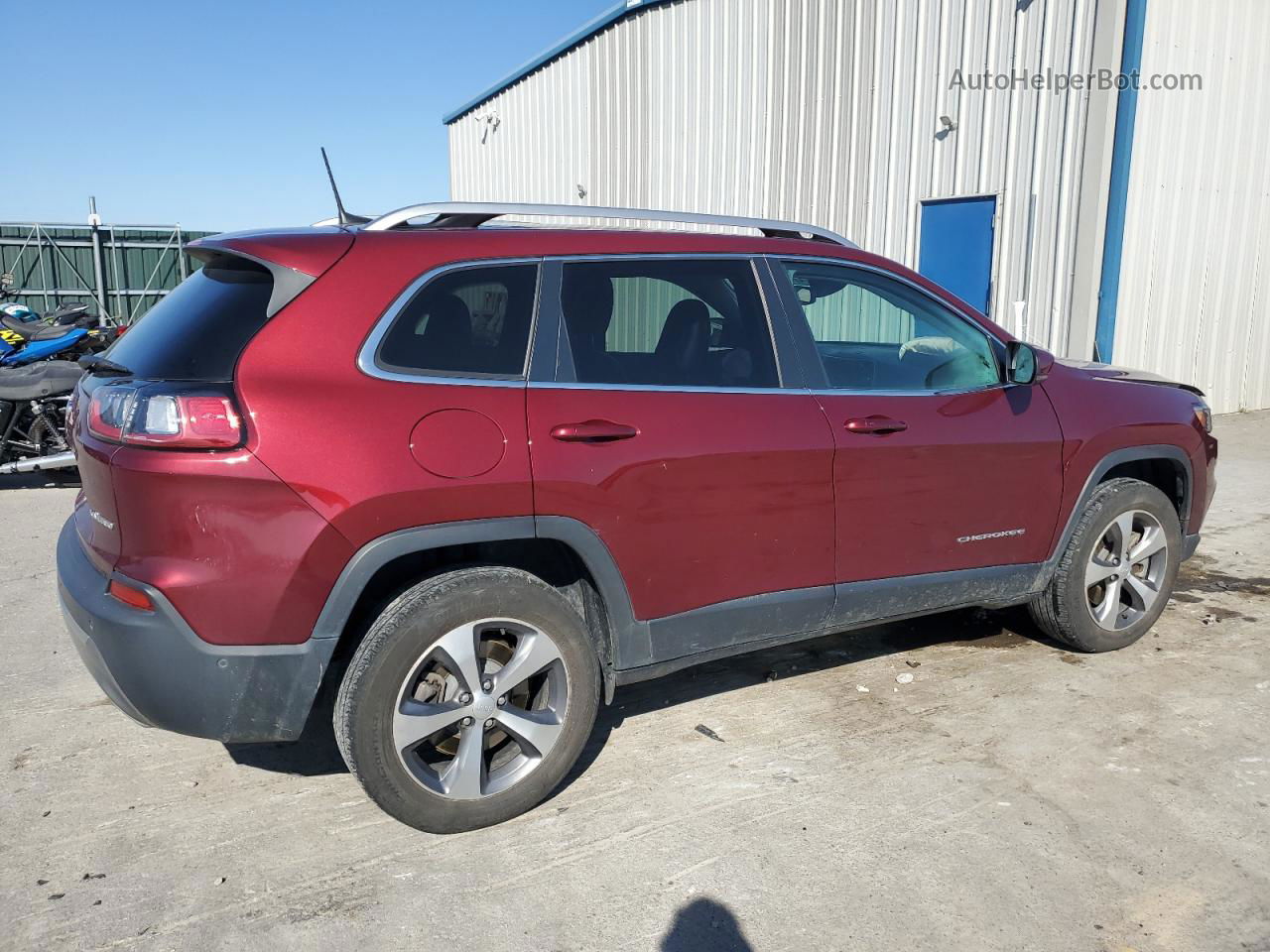 2021 Jeep Cherokee Limited Красный vin: 1C4PJMDX1MD122035