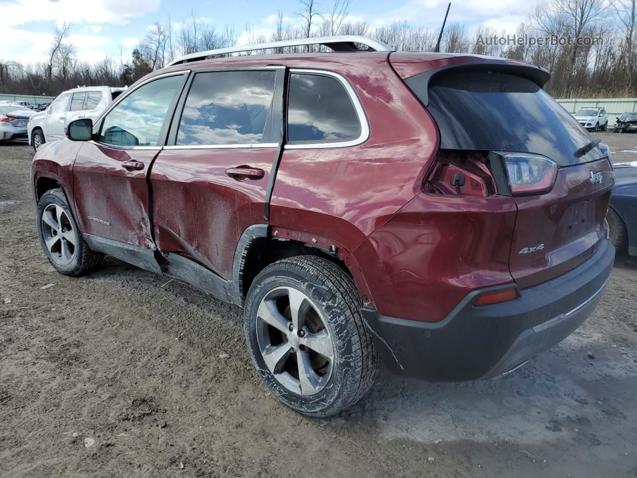 2021 Jeep Cherokee Limited Red vin: 1C4PJMDX1MD126327