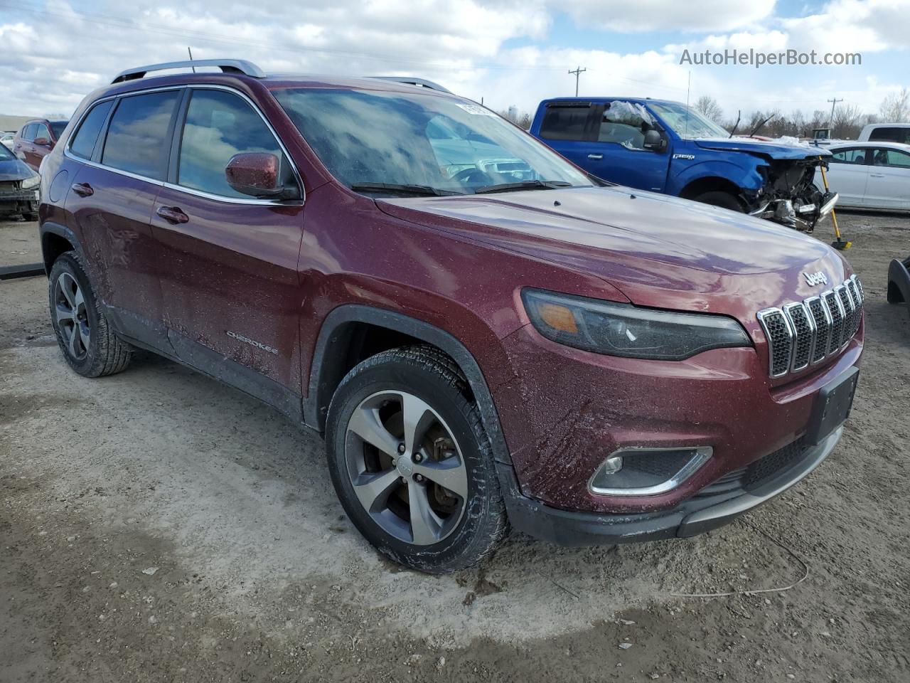 2021 Jeep Cherokee Limited Red vin: 1C4PJMDX1MD126327