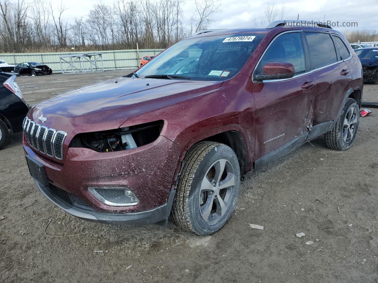 2021 Jeep Cherokee Limited Красный vin: 1C4PJMDX1MD126327