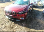 2021 Jeep Cherokee Limited 4x4 Maroon vin: 1C4PJMDX1MD172210