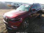 2021 Jeep Cherokee Limited 4x4 Maroon vin: 1C4PJMDX1MD172210