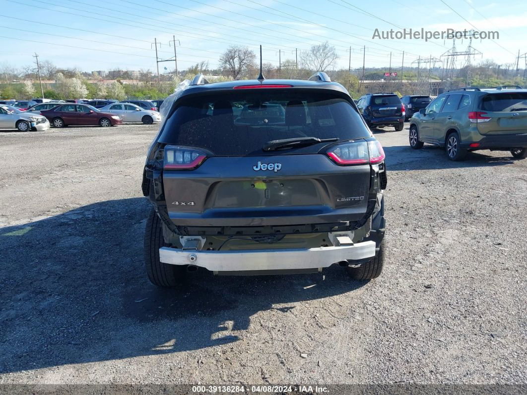 2019 Jeep Cherokee Limited 4x4 Gray vin: 1C4PJMDX2KD140170