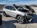 2019 Jeep Cherokee Limited Silver vin: 1C4PJMDX2KD309474