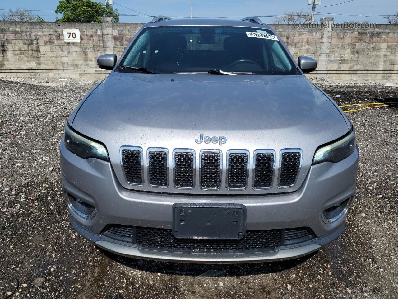 2019 Jeep Cherokee Limited Серый vin: 1C4PJMDX2KD330695