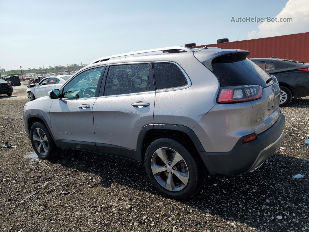 2019 Jeep Cherokee Limited Серый vin: 1C4PJMDX2KD330695