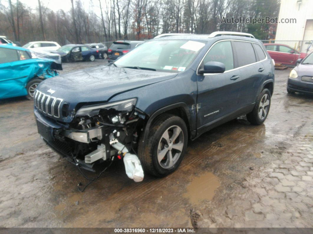 2019 Jeep Cherokee Limited 4x4 Синий vin: 1C4PJMDX2KD371473