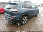 2019 Jeep Cherokee Limited 4x4 Синий vin: 1C4PJMDX2KD371473