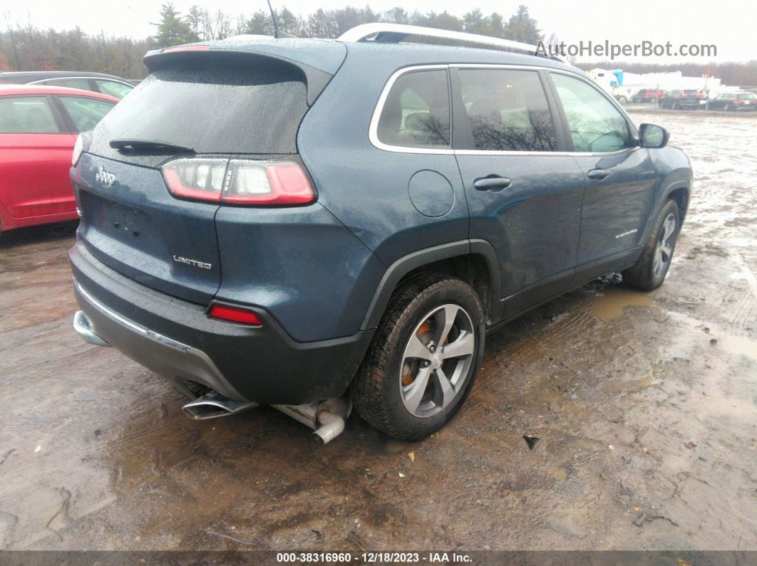 2019 Jeep Cherokee Limited 4x4 Синий vin: 1C4PJMDX2KD371473