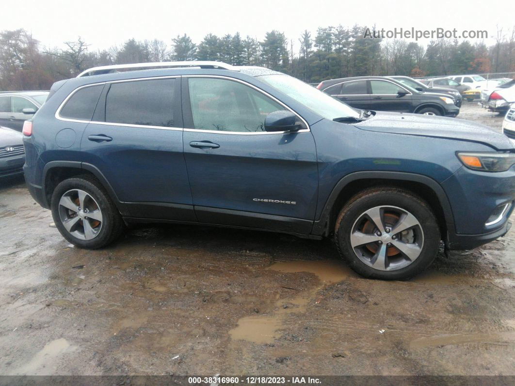 2019 Jeep Cherokee Limited 4x4 Синий vin: 1C4PJMDX2KD371473