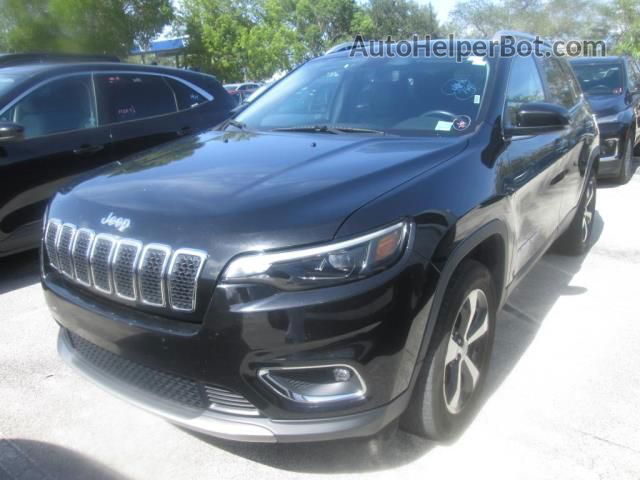 2019 Jeep Cherokee Limited Black vin: 1C4PJMDX2KD379749