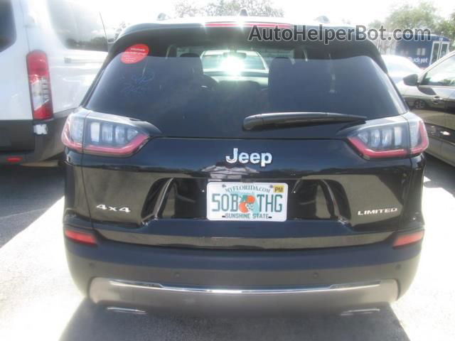 2019 Jeep Cherokee Limited Black vin: 1C4PJMDX2KD379749