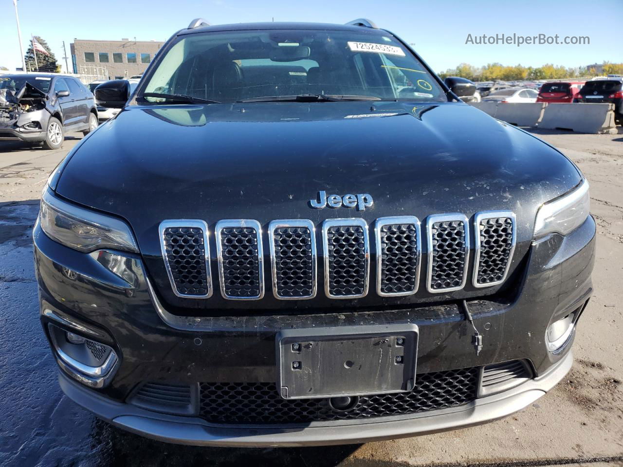 2021 Jeep Cherokee Limited Черный vin: 1C4PJMDX2MD139765