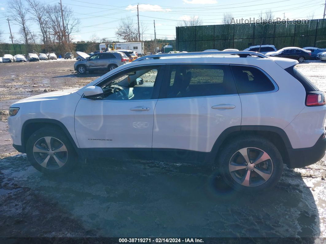 2021 Jeep Cherokee Limited 4x4 White vin: 1C4PJMDX2MD141208