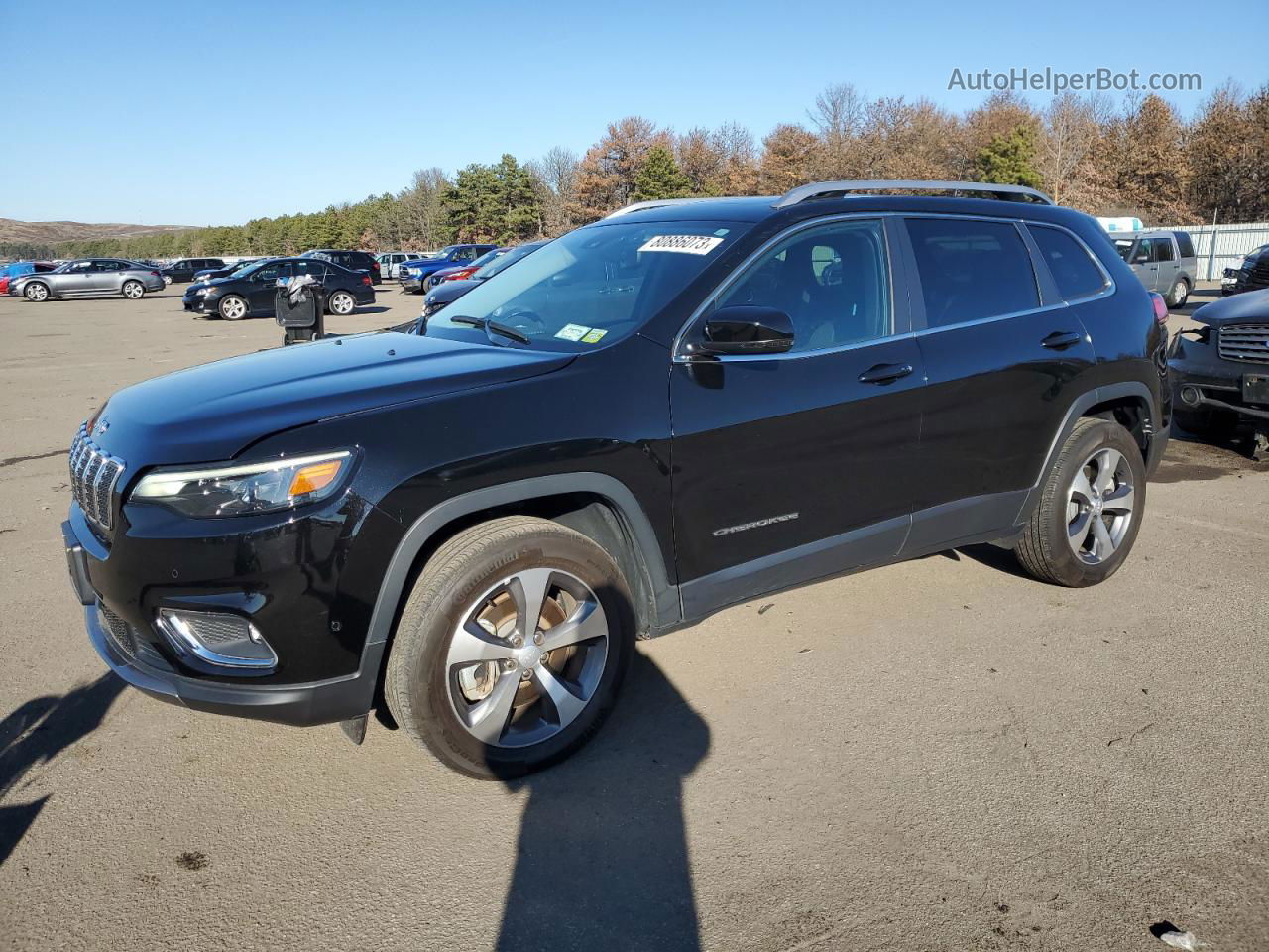 2021 Jeep Cherokee Limited Black vin: 1C4PJMDX2MD239865