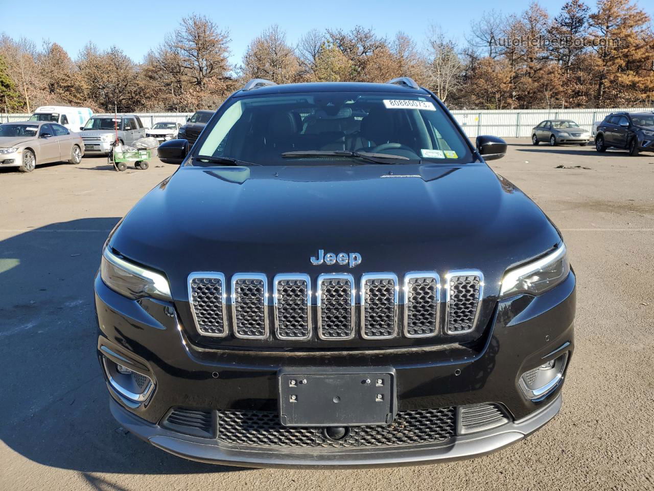 2021 Jeep Cherokee Limited Black vin: 1C4PJMDX2MD239865