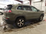 2019 Jeep Cherokee Limited Green vin: 1C4PJMDX3KD135429