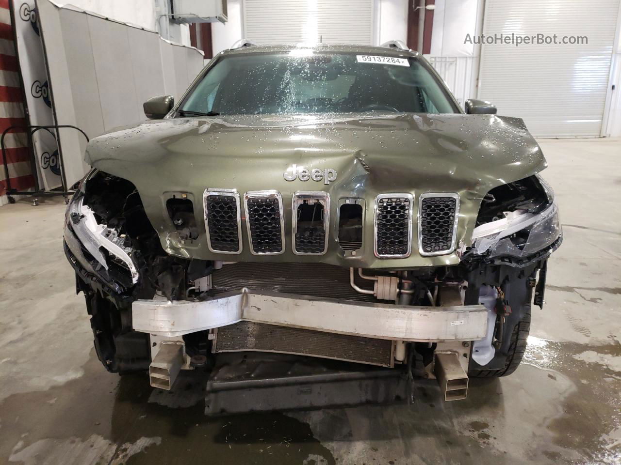 2019 Jeep Cherokee Limited Green vin: 1C4PJMDX3KD135429