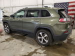 2019 Jeep Cherokee Limited Green vin: 1C4PJMDX3KD135429