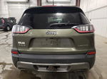 2019 Jeep Cherokee Limited Green vin: 1C4PJMDX3KD135429