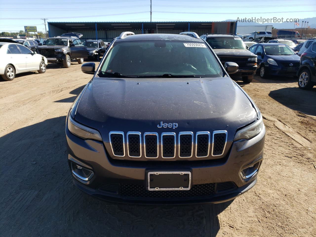 2019 Jeep Cherokee Limited Серый vin: 1C4PJMDX3KD304073